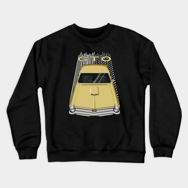 Pontiac GTO 1965 - Gold Crewneck Sweatshirt by V8social